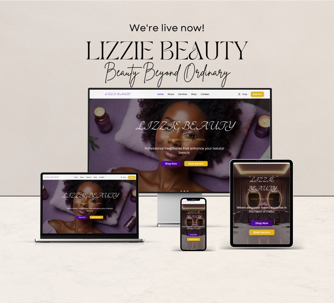 Lizzie Shop Beauty E-commerce